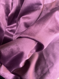 Chin pad velvet dark purple