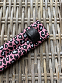 Bridlepad nose pink leopard