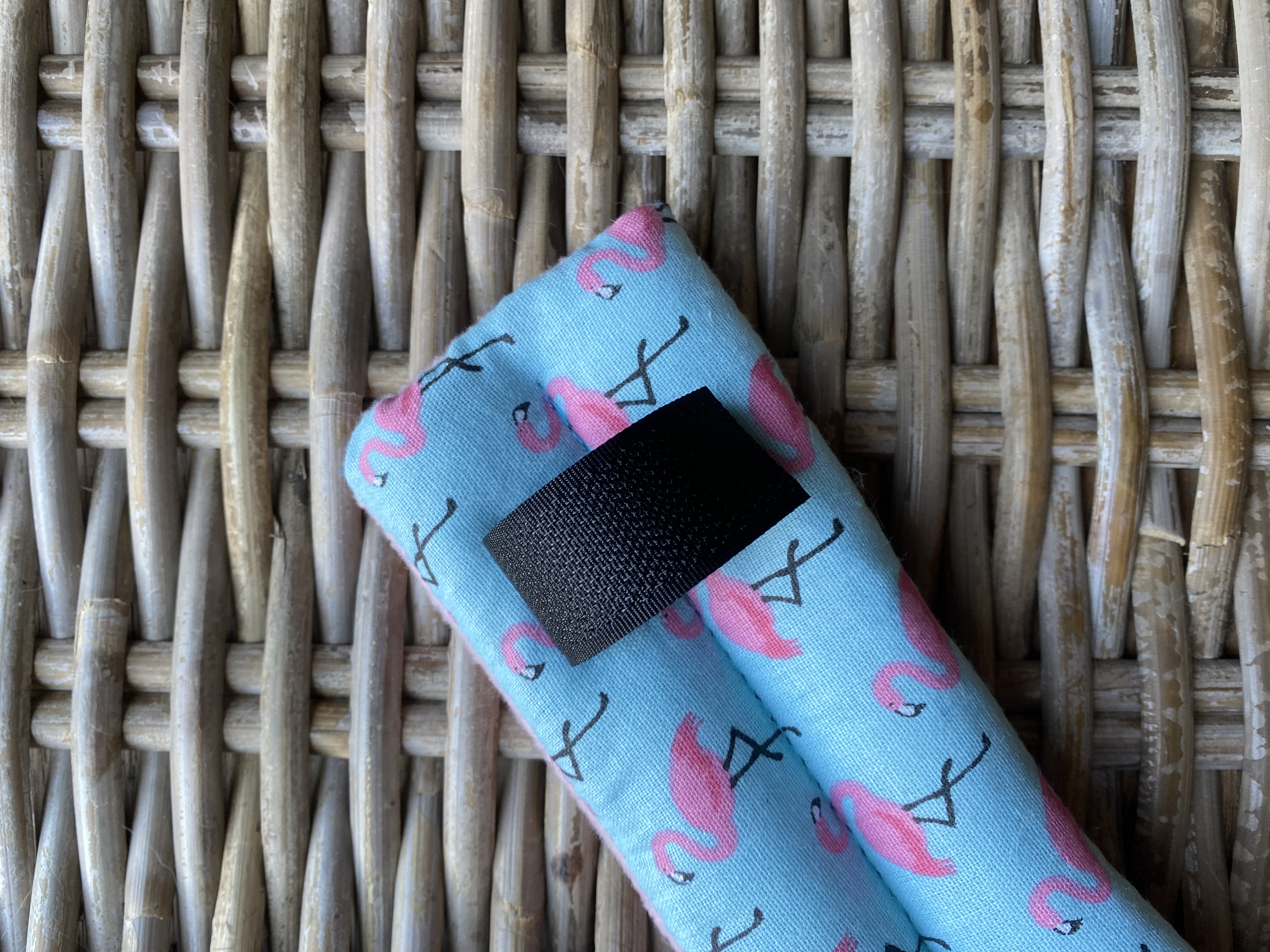 Kopstuk onderlegger flamingo turquoise
