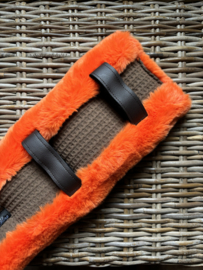 Harnesspad budget fur orange | mini