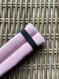 Kinonderlegger matte velvet light pink