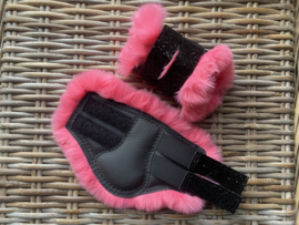 Brushboots luxury fur pink