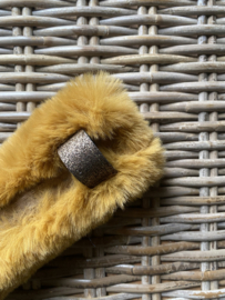 Neusbontje luxury fur mustard