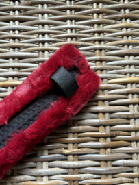Bridlepad budget fur burgundy | shetty