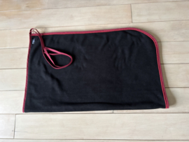 Menschort fleece zwart