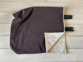 Men deken winter storm dark brown