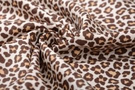 Harnesspad beige leopard