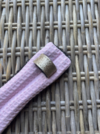 Neusbeen onderlegger 100% katoen licht roze