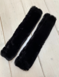 Teugelbontjes zwart 35 cm