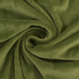 Stirrup covers matte velvet olive green