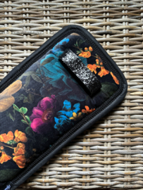 Harnesspad velvet floral | mini