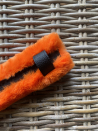 Headpiece pad budget fur bright orange