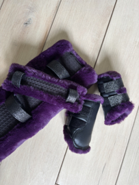 Complete set budget fur dark purple