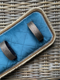 Tuigonderlegger diamond velvet petrol
