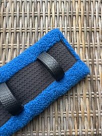 Tuigonderlegger teddy royal blue