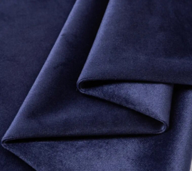 Kopstuk onderlegger velvet dark blue