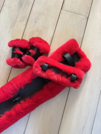 Complete set luxury fur red