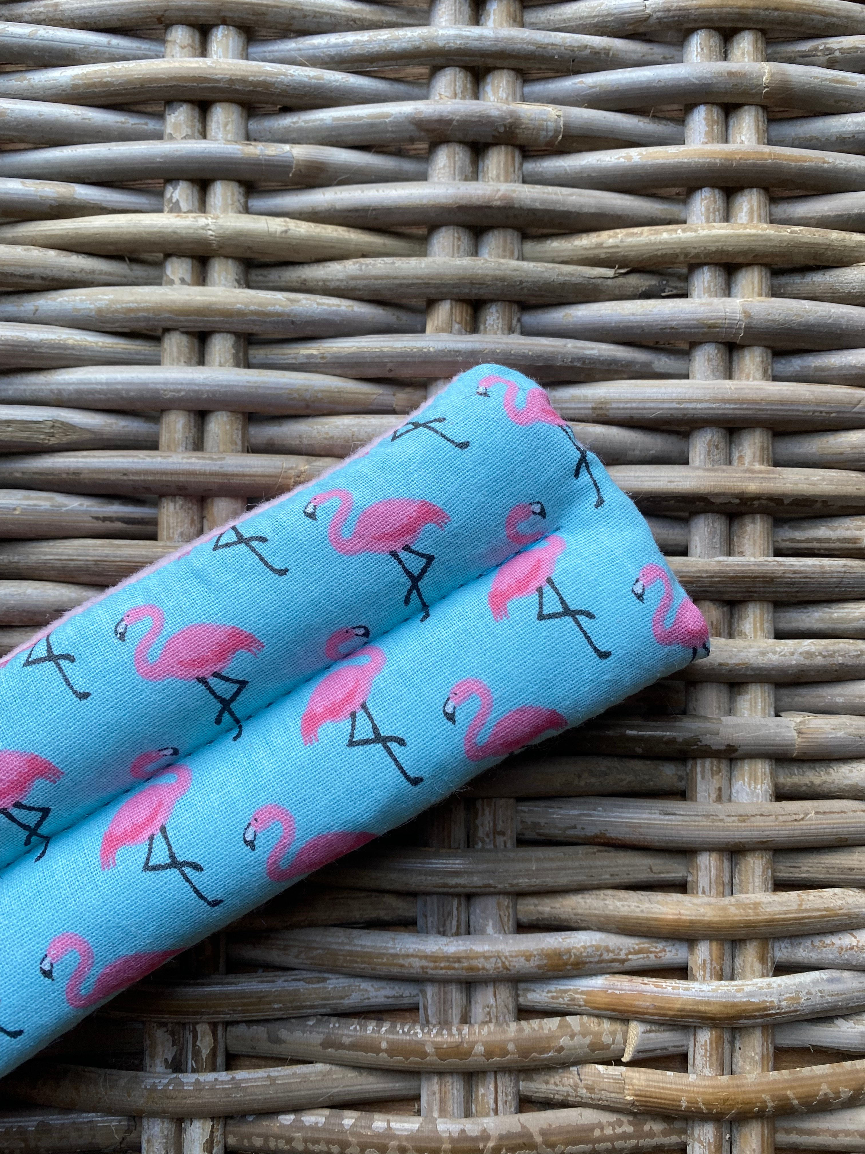 Kinonderlegger flamingo turquoise