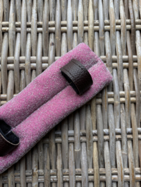 Headpiece pad sparkling light pink