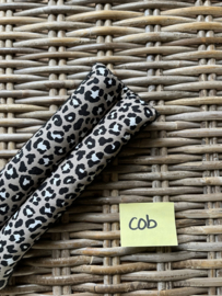 Chin pad leopard taupe | cob