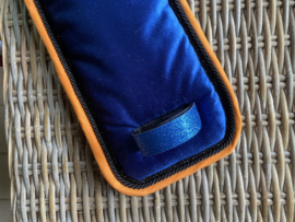 Longeeronderlegger velvet royal blue