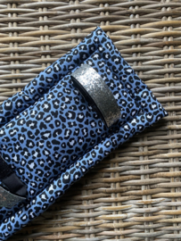 Harnesspad blue leopard
