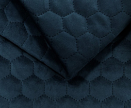 Showblanket velvet honeycomb dark blue