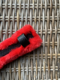 Headpiece pad budget fur red