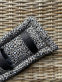 Lungingpad taupe leopard