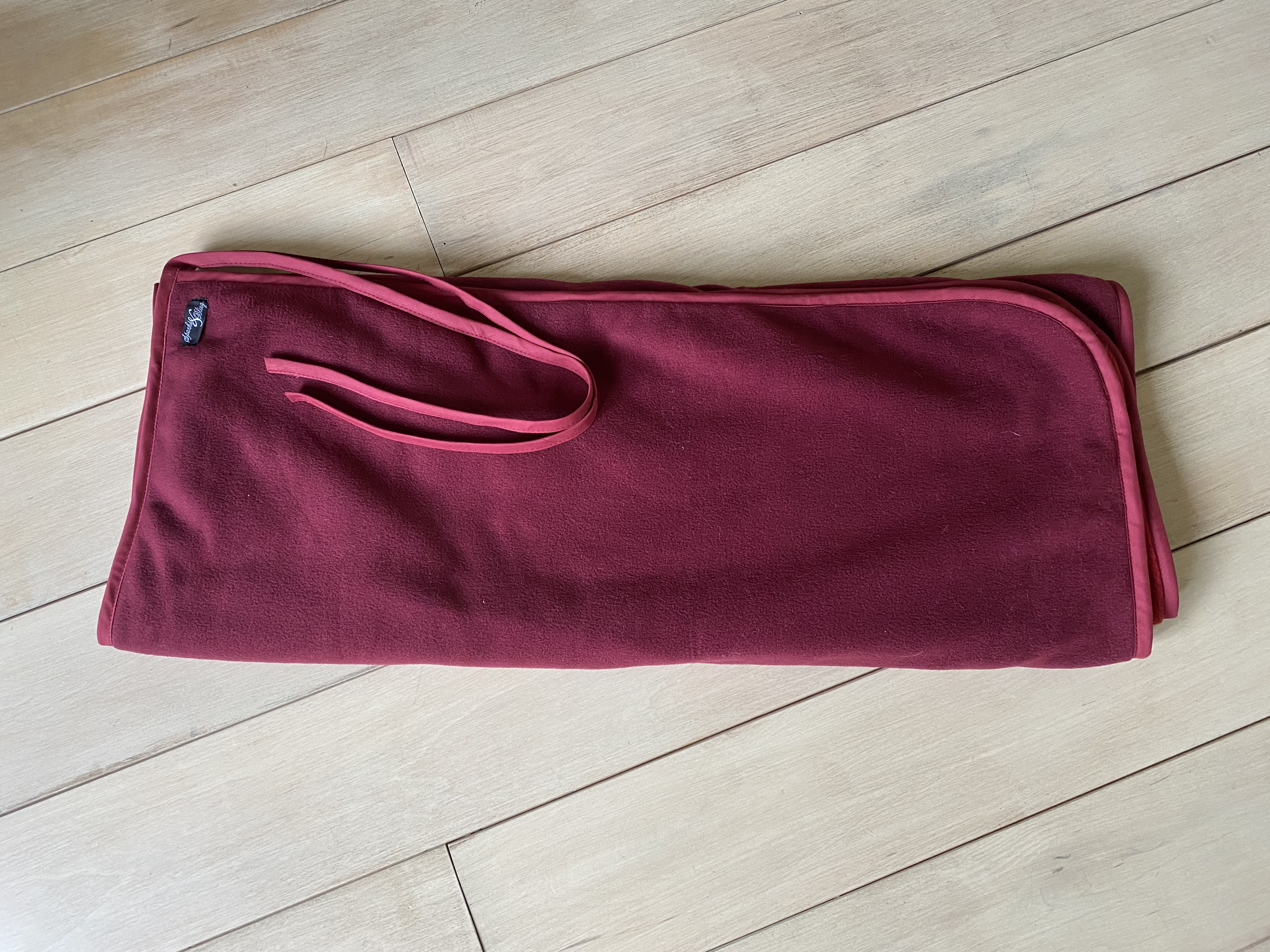 Menschort fleece bordeaux