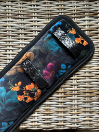 Harnesspad velvet floral | mini