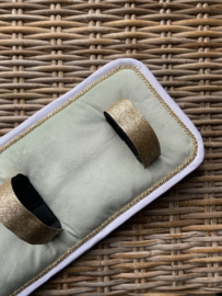 Tuigonderlegger velvet oud groen