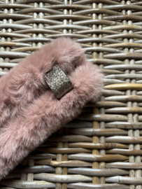 Bridlepad luxury fur beige/pink | mini