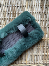 Lungingpad luxury fur dark green
