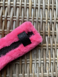 Headpiece pad budget fur hot pink