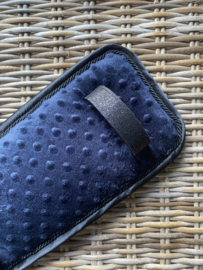 Tuigonderlegger minky fleece navy