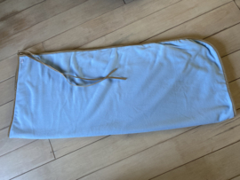 Driving apron fleece light blue