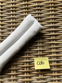 Kinonderlegger matte velvet white | cob
