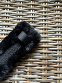 Bridlepad budget fur black | mini