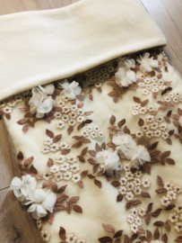 Wiegdeken creme fleece