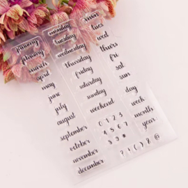 Siliconen stempel - data