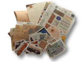 Travelling | 30-delig papier en stickerset