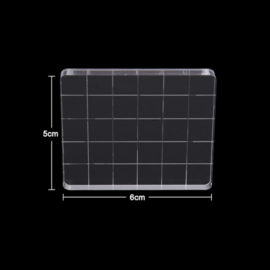 Stempelblokken Acryl - 5 formaten