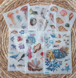 Zee Stickers| 6 vellen washistickers