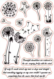 Siliconen stempel - paardenbloem