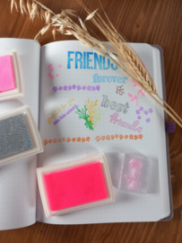 Siliconen stempel - friends