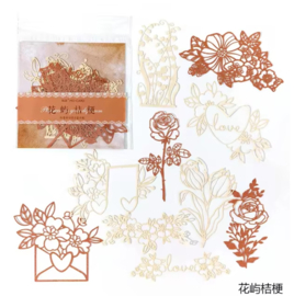 Kanten papier-  kanten bloemen