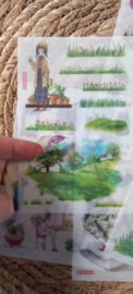 Vrije tijd Stickers| 6 vellen washistickers