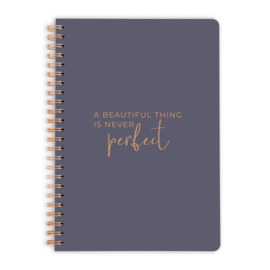 A beautiful thing is never perfect |Bullet journal - A4-formaat