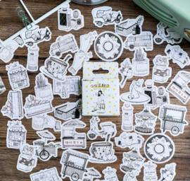 Stickers | Vintage zwart- wit